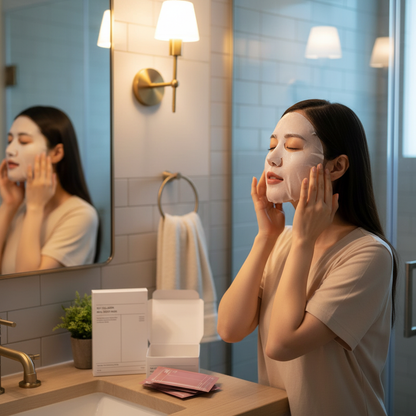 1/4/10PCs Bio Collagen Face Mask Shrink Pores Deep Hydrating Overnight Mask Moisturizing Refreshing Brightening Face Skin Care